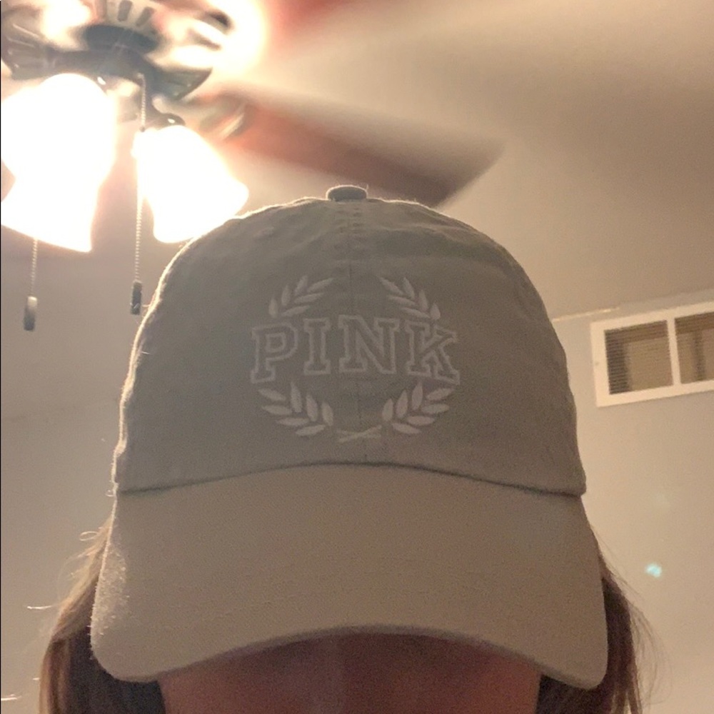 Victoria’s Secret pink hat khaki color